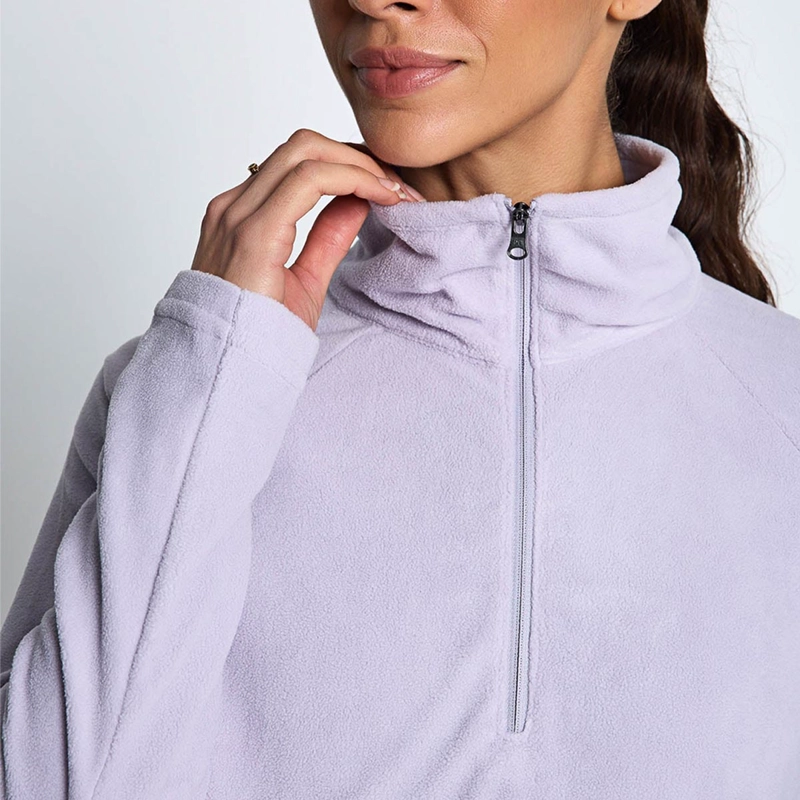 POLAR MUJER COLUMBIA GLACIAL IV HALF ZIP MORADO - 2