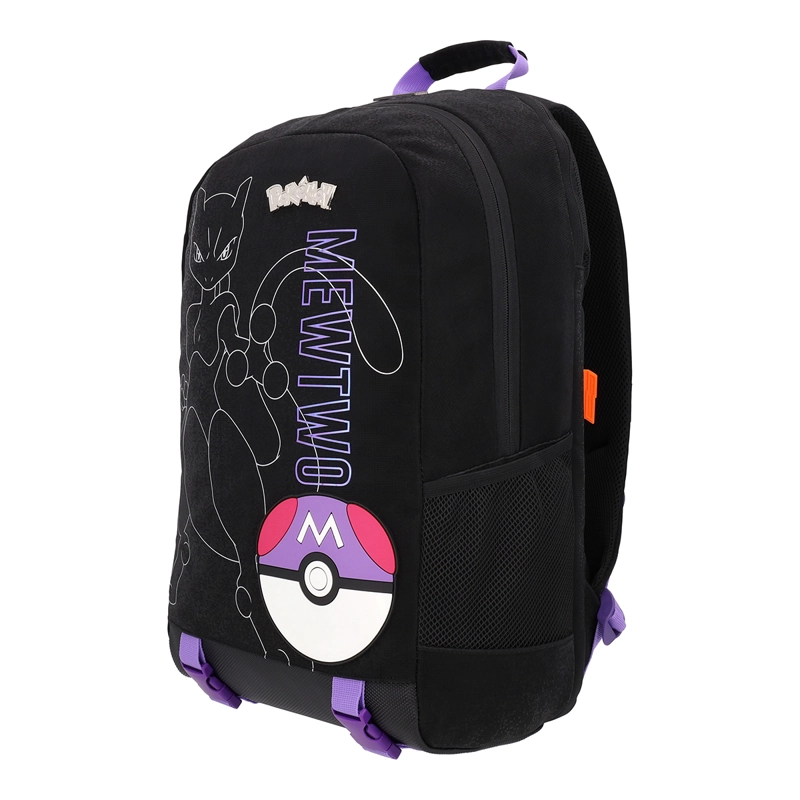 MOCHILA POKEMON MEWTO EDICION LIMITADA NEGRO 17L - 7