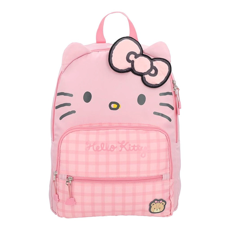 MOCHILA HELLO KITTY JUVENIL ROSADO 17L - 1