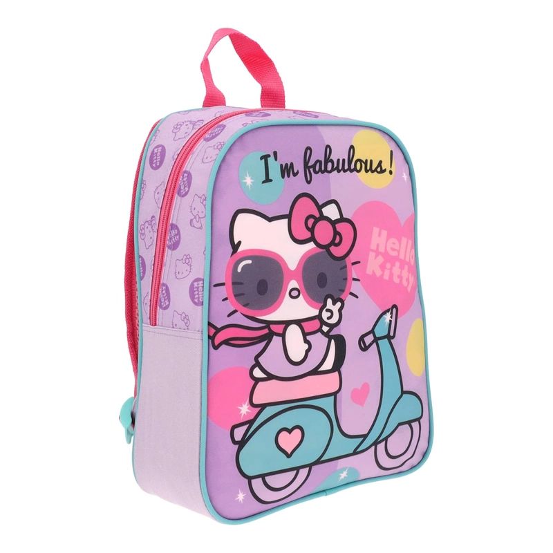 MOCHILA HELLO KITTY INFANTIL IM FABULOUS ROSADO 14L - 2