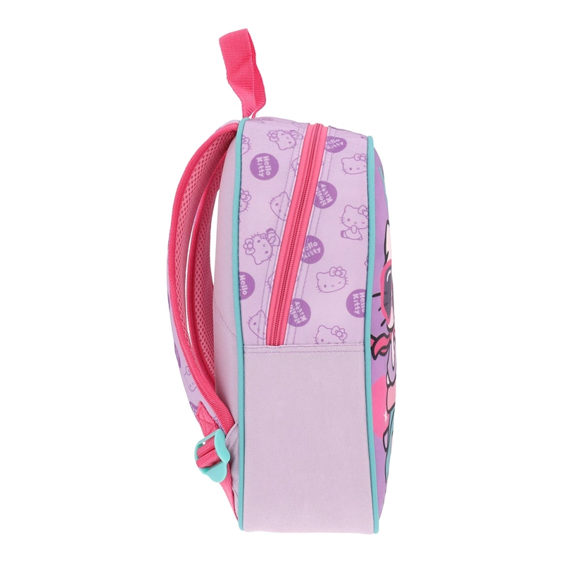 MOCHILA HELLO KITTY INFANTIL IM FABULOUS ROSADO 14L - 3