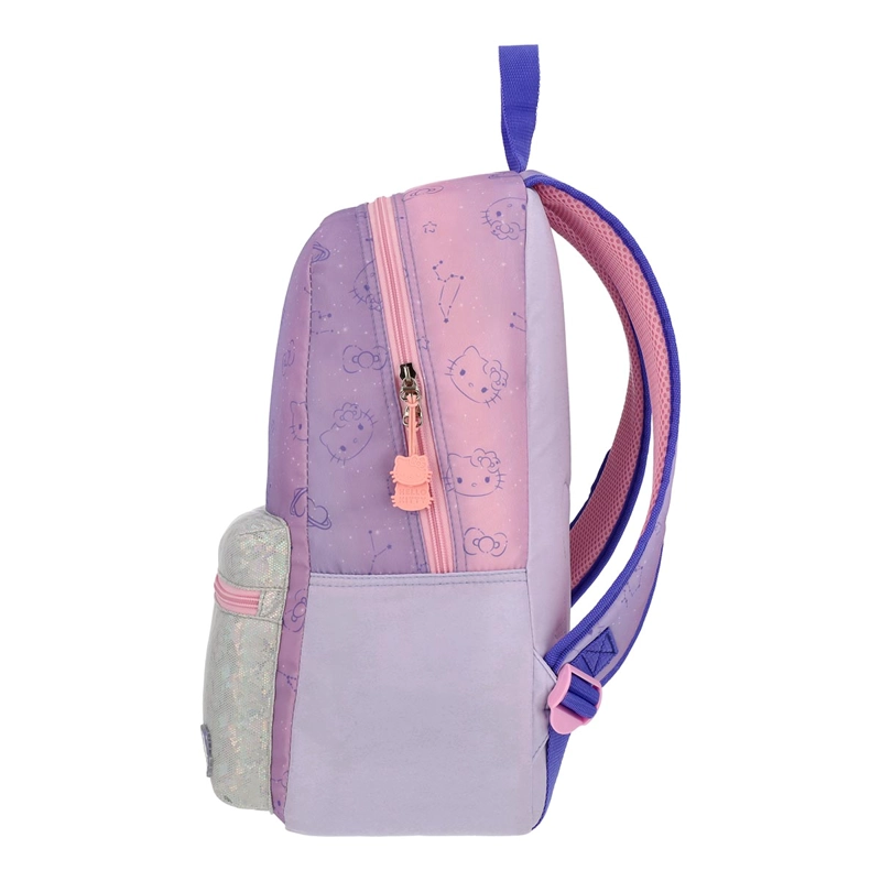 MOCHILA HELLO KITTY JUVENIL MORADO 17L - 7