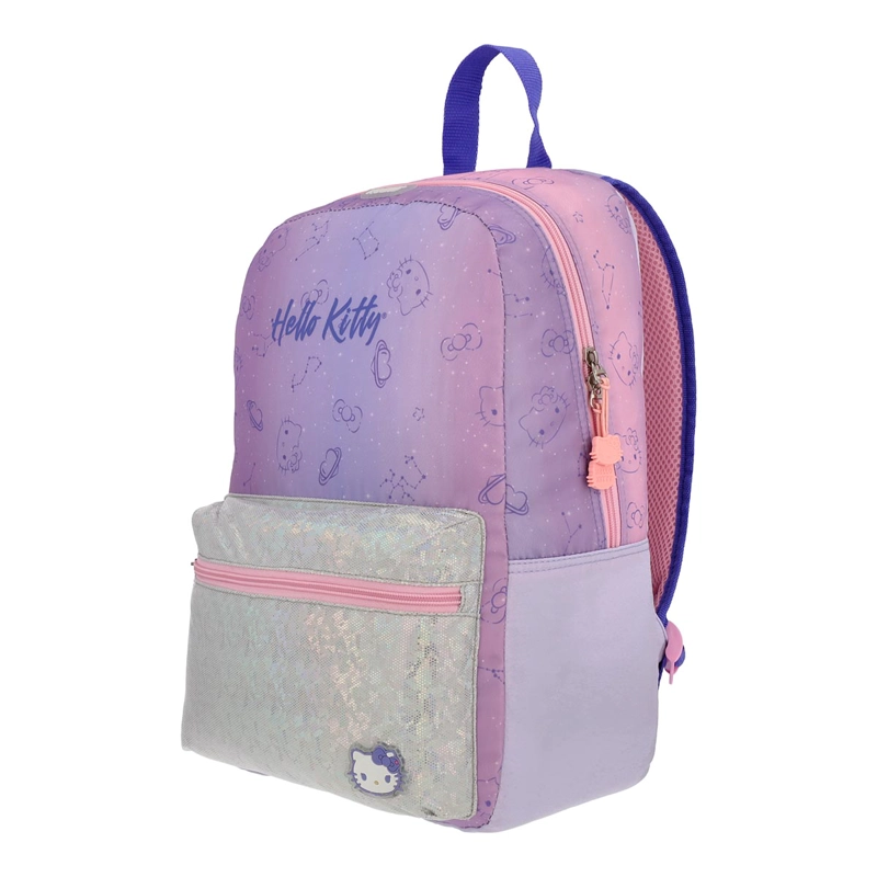 MOCHILA HELLO KITTY JUVENIL MORADO 17L - 8