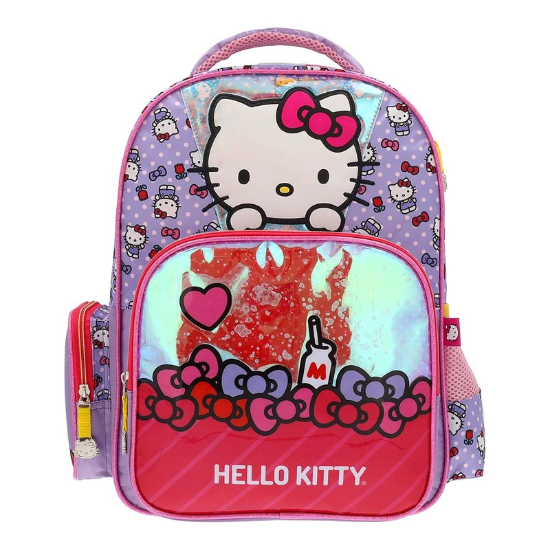 MOCHILA HELLO KITTY INFANTIL ROJO 14L - 1