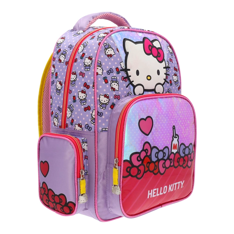 MOCHILA HELLO KITTY INFANTIL ROJO 14L - 2
