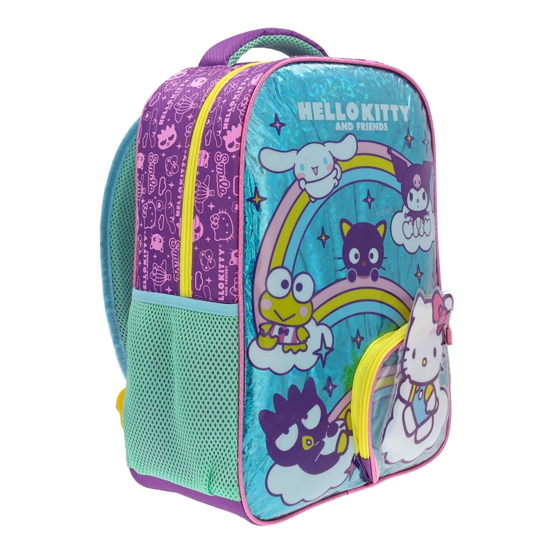 MOCHILA HELLO KITTY AND FRIENDS INFANTIL AZUL 14L - 2