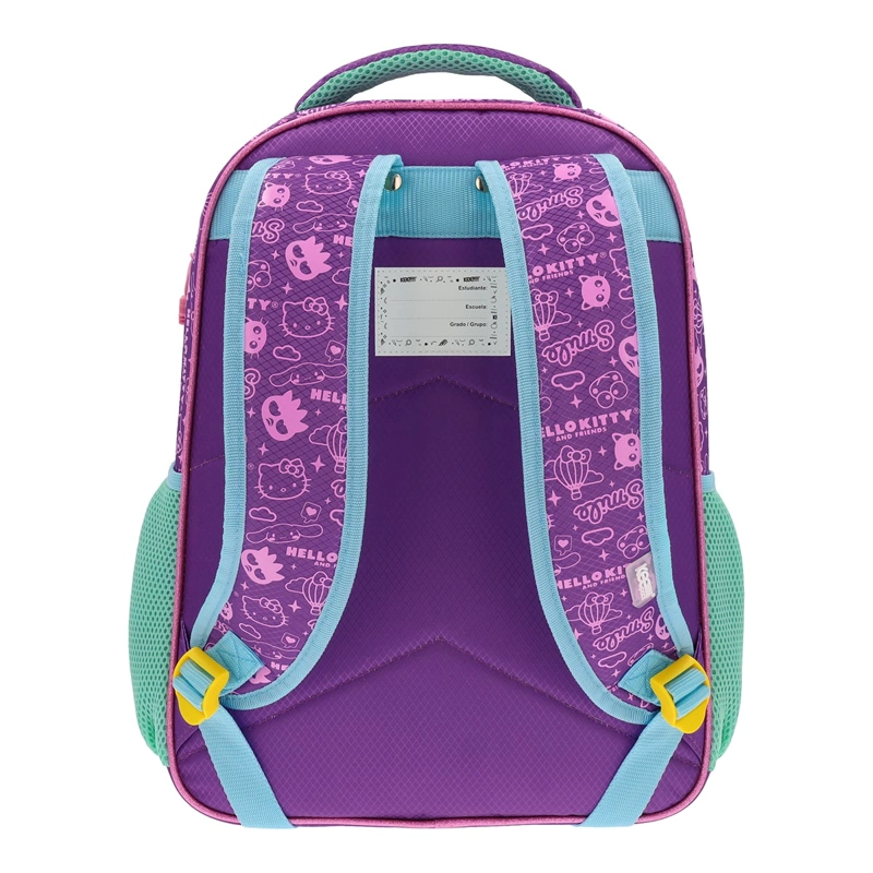 MOCHILA HELLO KITTY AND FRIENDS INFANTIL AZUL 14L - 4