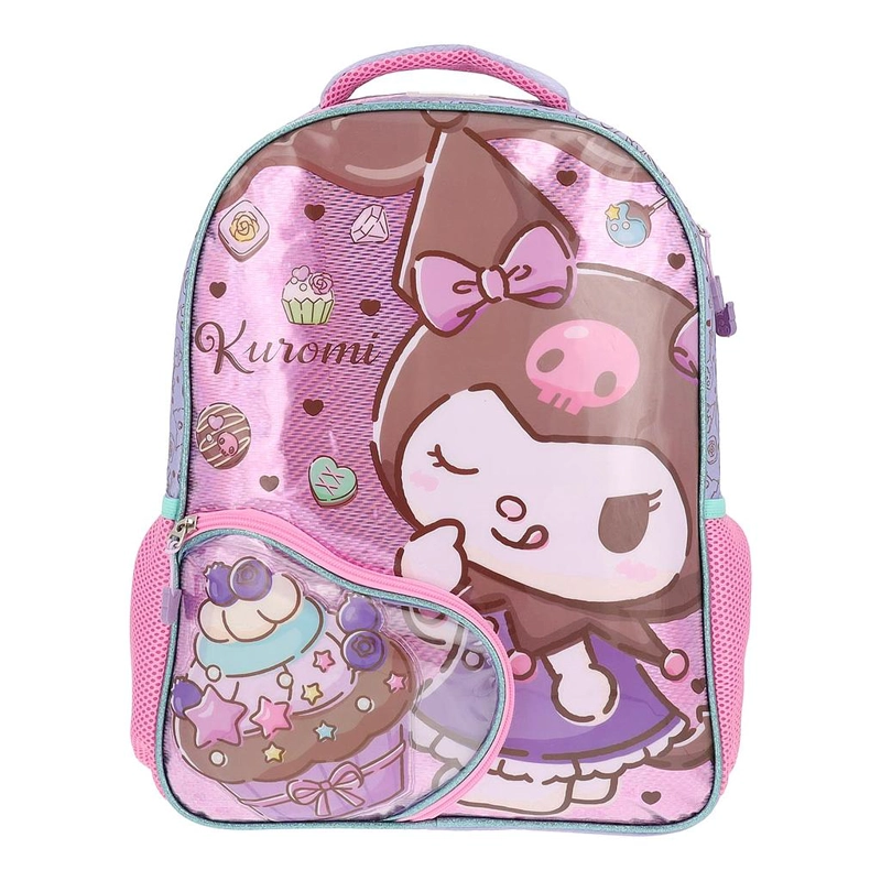 MOCHILA KUROMI SANRIO INFANTIL PINKY 14L - 1