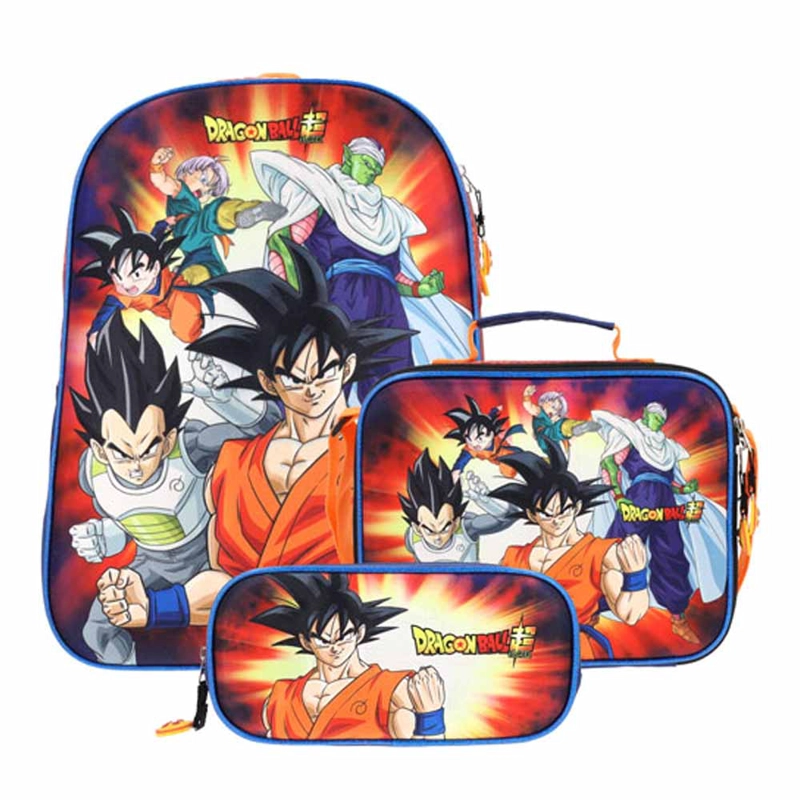 SET MOCHILAS 3 EN 1 DRAGON BALL SUPER INFANTIL SE006A 14L - 1