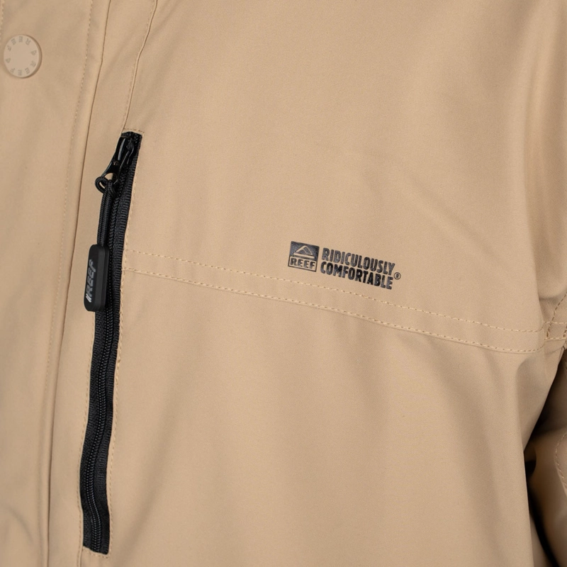 PARKA HOMBRE REEF FULL ZIPPER BROWN - 2