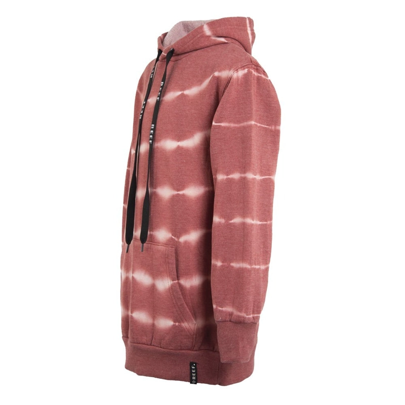 POLERON HOODIE LIVIANO CALCE LARGO NIÑO REEF BURGUNDY - 3