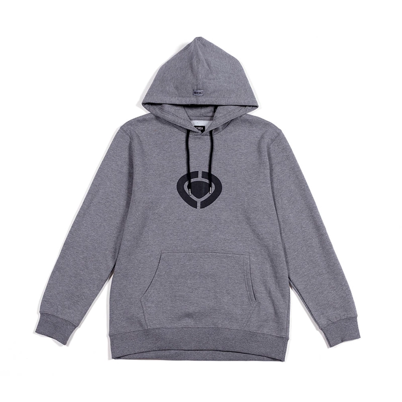 POLERON CIRCA BIG LOGO HOOD GRIS - 1
