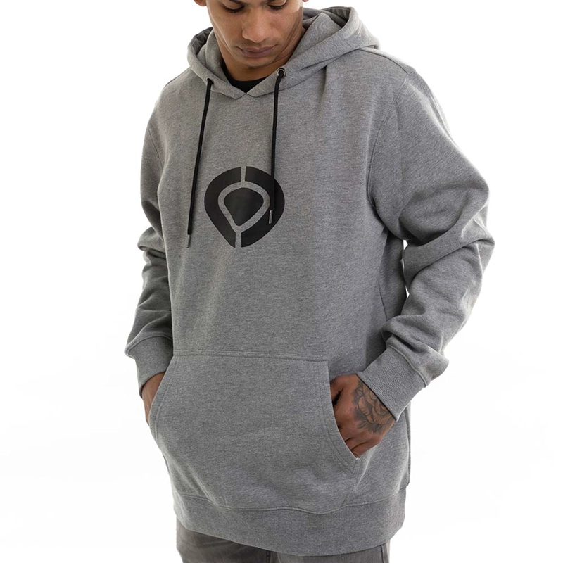 POLERON CIRCA BIG LOGO HOOD GRIS - 3