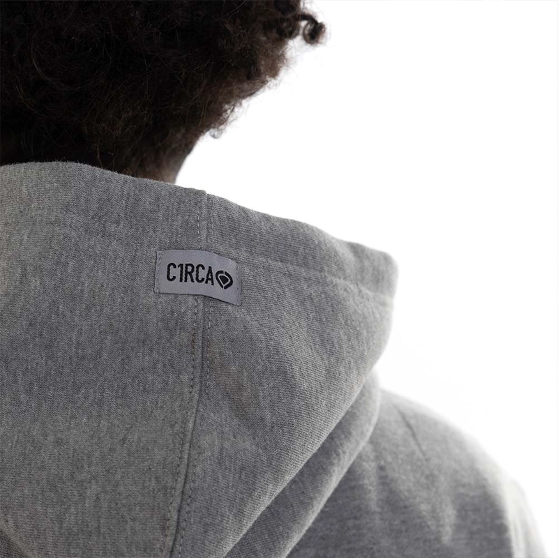 POLERON CIRCA BIG LOGO HOOD GRIS - 6