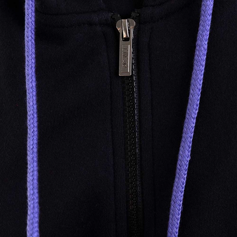 POLERON CIRCA BREAK UP ZIP OVERSIZE NEGRO - 5