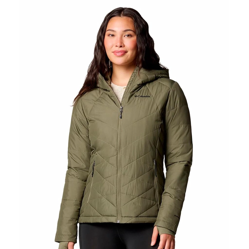 PARKA AISLANTE MUJER COLUMBIA HEAVENLY HOODIE VERDE - 1