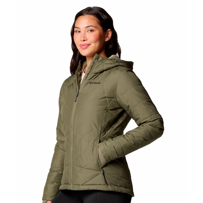 PARKA AISLANTE MUJER COLUMBIA HEAVENLY HOODIE VERDE - 2