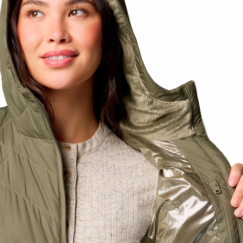 PARKA AISLANTE MUJER COLUMBIA HEAVENLY HOODIE VERDE - 5