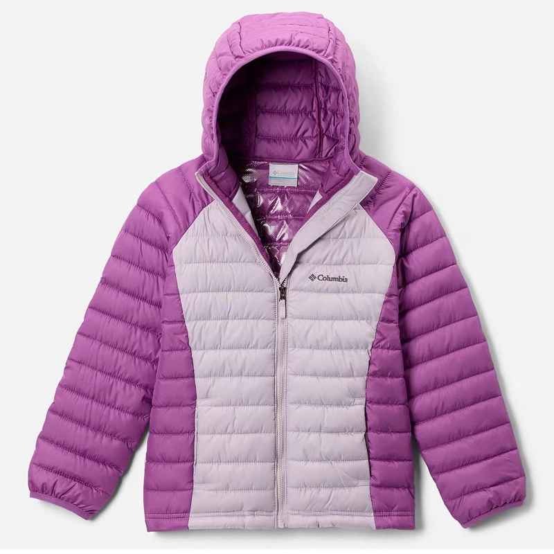 PARKA AISLANTE NIÑA COLUMBIA POWDER LITE II HOODED JACKET - 1