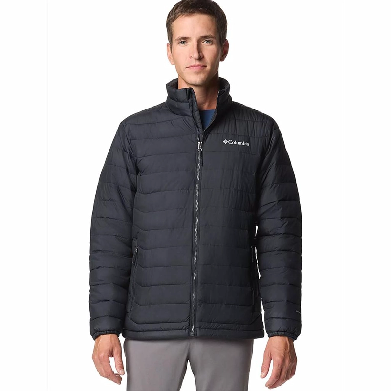 PARKA AISLANTE HOMBRE COLUMBIA POWDER LITE II NEGRO - 1