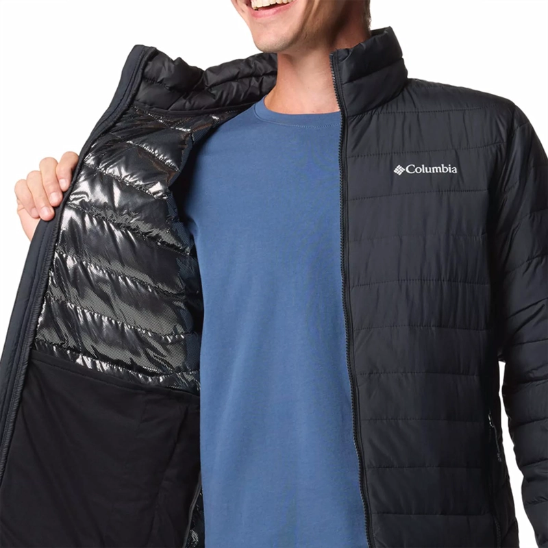 PARKA AISLANTE HOMBRE COLUMBIA POWDER LITE II NEGRO - 3