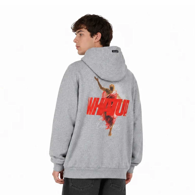 POLERON WHATUP HOMBRE HOODIE HOLY GREY - 2