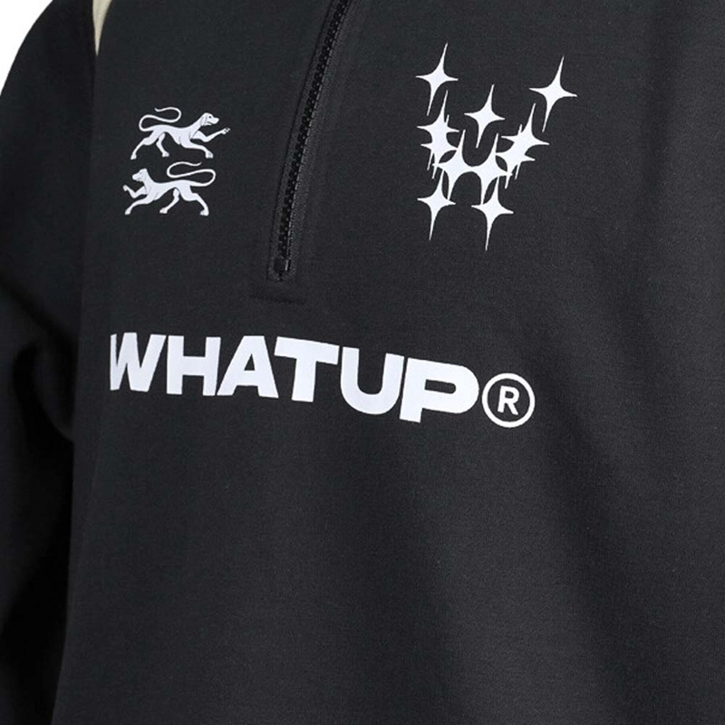 POLERON WHATUP HOMBRE HALF ZIP BLACK CORE - 3