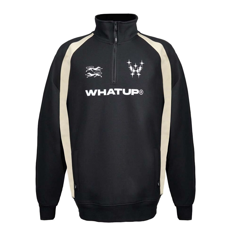 POLERON WHATUP HOMBRE HALF ZIP BLACK CORE - 4