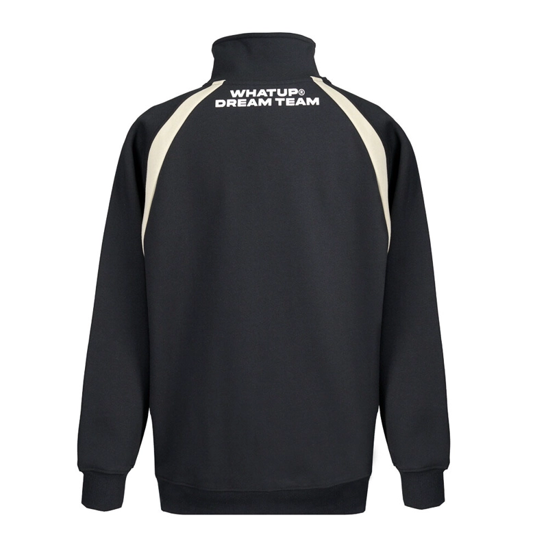 POLERON WHATUP HOMBRE HALF ZIP BLACK CORE - 5