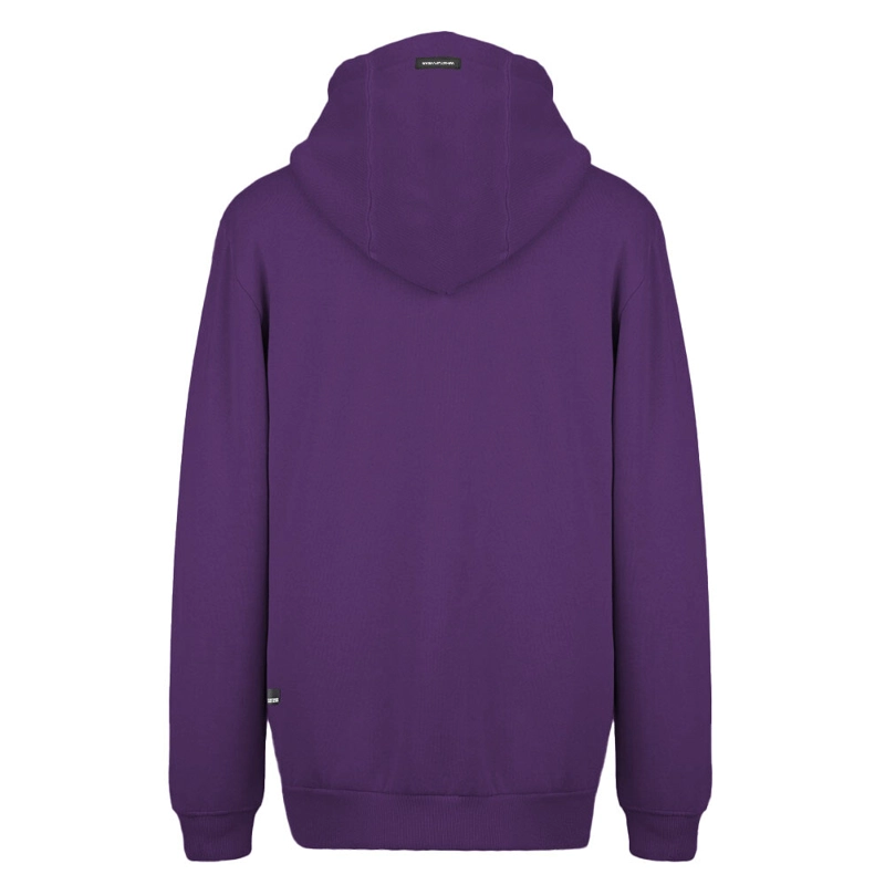 POLERON HOMBRE WHATUP HOODIE HOLY MARIE PURPLE - 5
