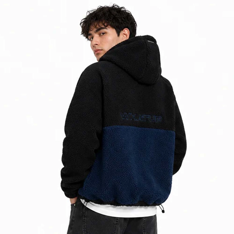 SHERPA HOMBRE WHATUP FULL ZIPPER BLACK BLUE - 2
