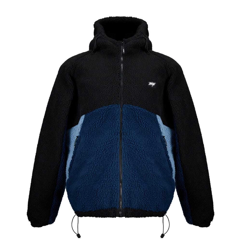 SHERPA HOMBRE WHATUP FULL ZIPPER BLACK BLUE - 4