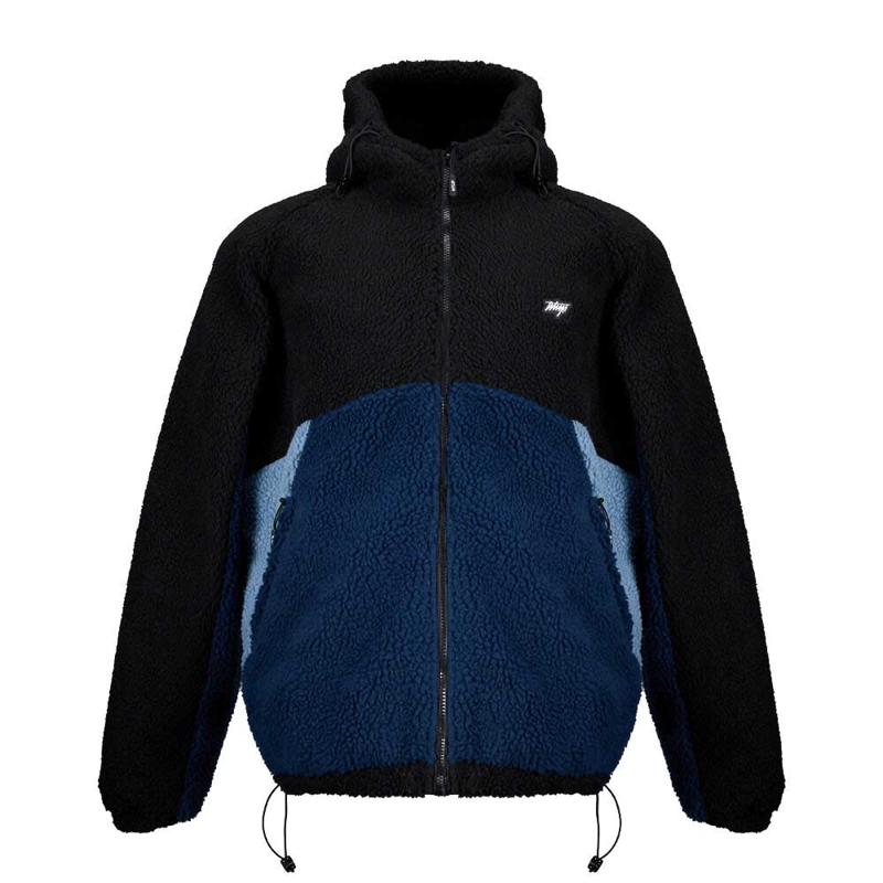 SHERPA HOMBRE WHATUP FULL ZIPPER BLACK BLUE - 4