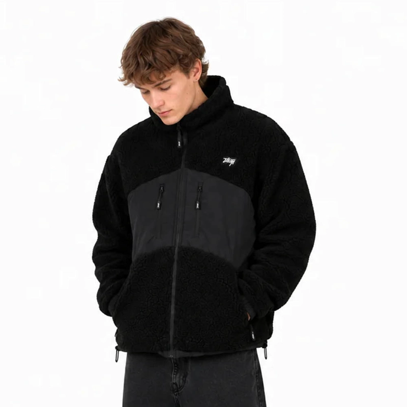 SHERPA HOMBRE WHATUP FULL ZIPPER BLACK BLACK - 1