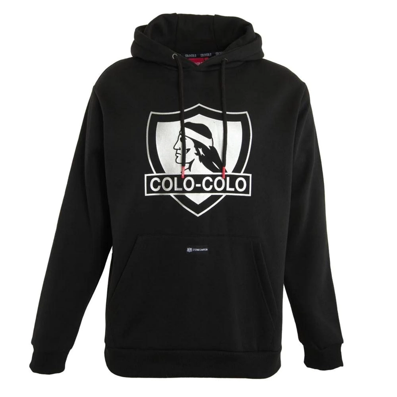 POLERON COLO COLO URBANO 'ESCUDO' NEGRO Y GRIS - 1