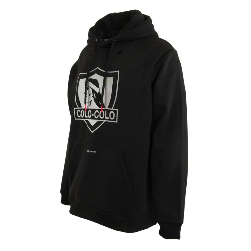 POLERON COLO COLO URBANO 'ESCUDO' NEGRO Y GRIS - 2