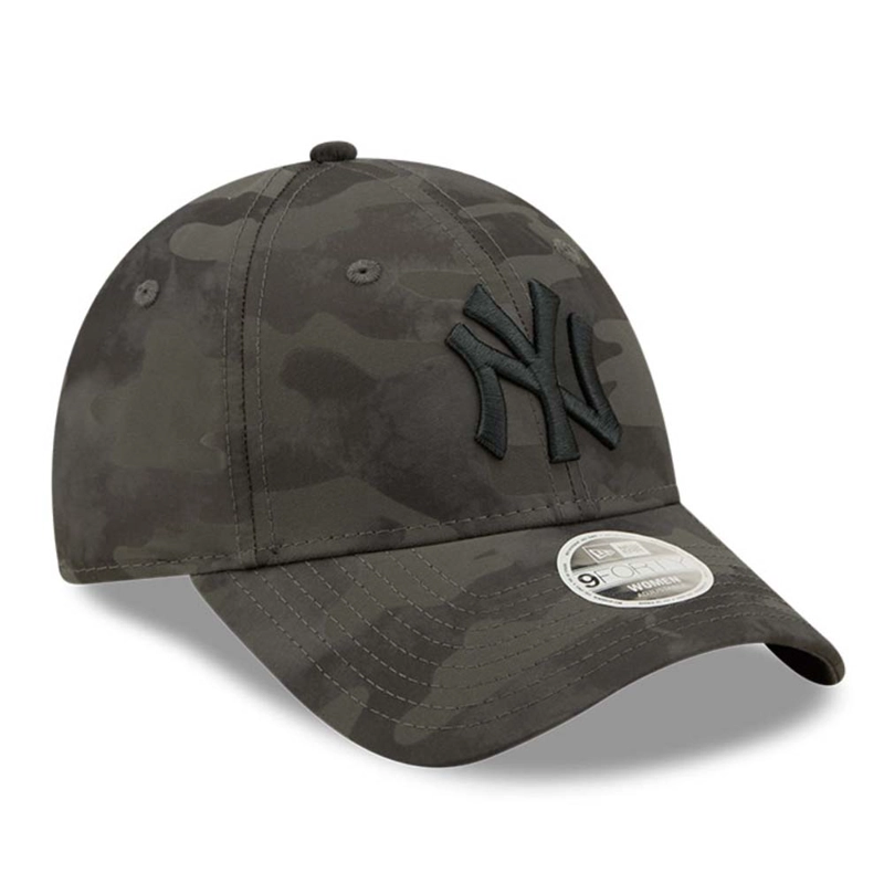 JOCKEY GORRA NEW ERA WOMEN'S CAMO 9FORTY NEW YORK YANKEES GRIS/NEGRO - 2