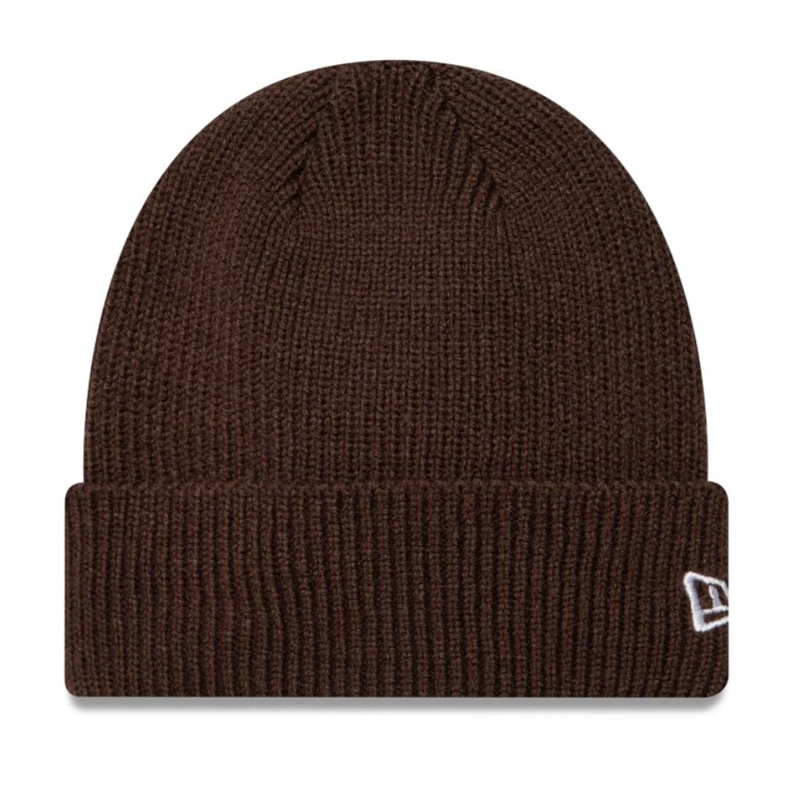 GORRO BEANIE NEW ERA WOOL CUFF KNIT BROWN - 1