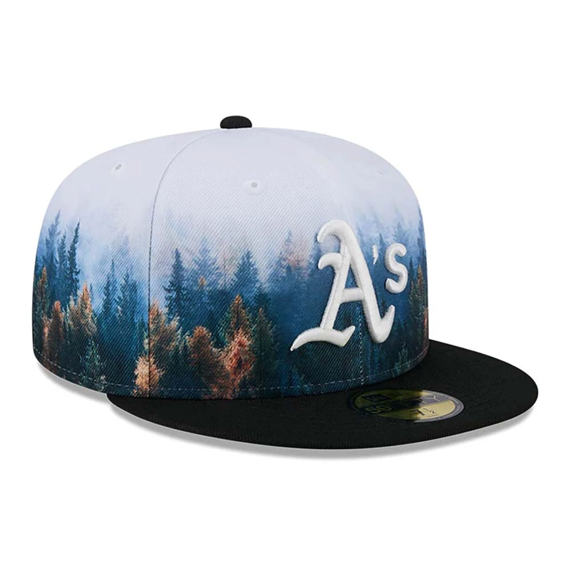 JOCKEY GORRA NEW ERA PHOTOREAL 59FIFTY OAKLAND ATHLETICS BLACK - 2