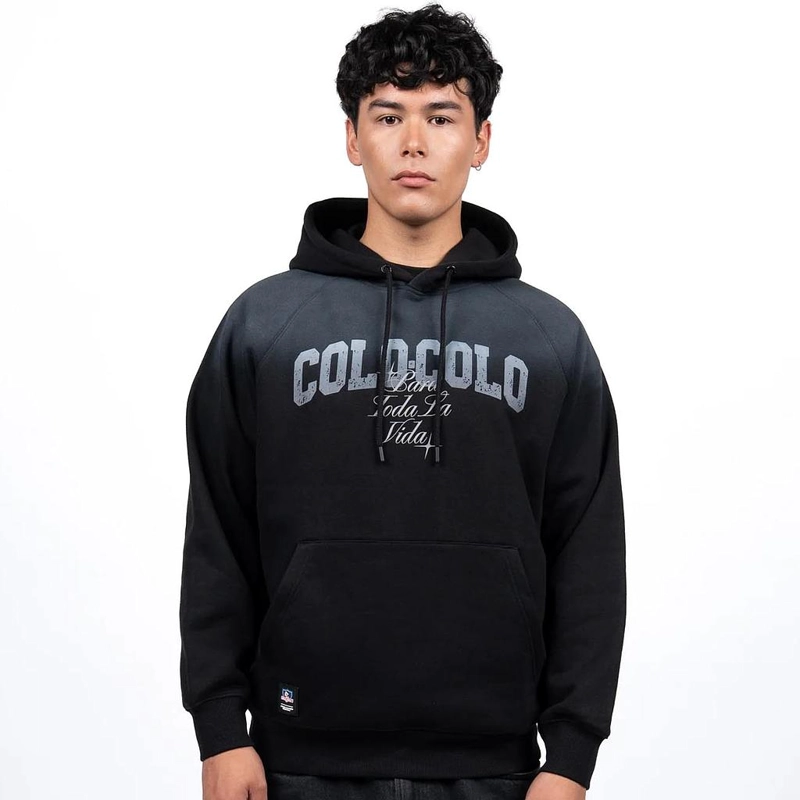 POLERON HOMBRE COLO COLO URBANO HOODIE PARA TODA LA VIDA NEGRO - 1