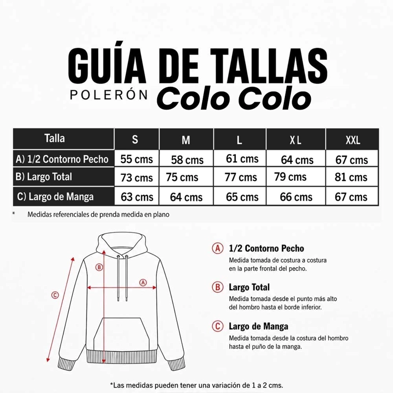 POLERON HOMBRE HOODIE COLO COLO URBANO ESCUDO BORDADO - 4