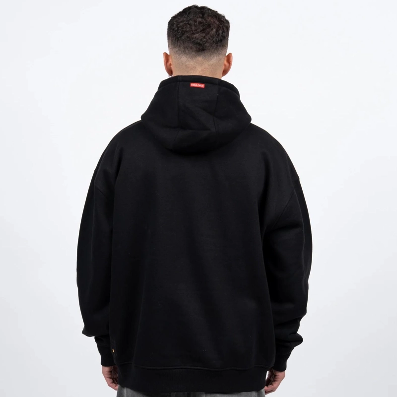 POLERON HOODIE COLO COLO URBANO '...POR EL COLO' NEGRO - 2