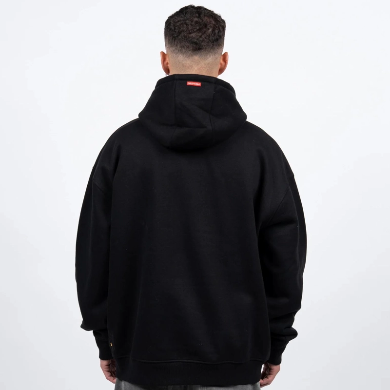 POLERON HOODIE COLO COLO URBANO '...POR EL COLO' NEGRO - 2