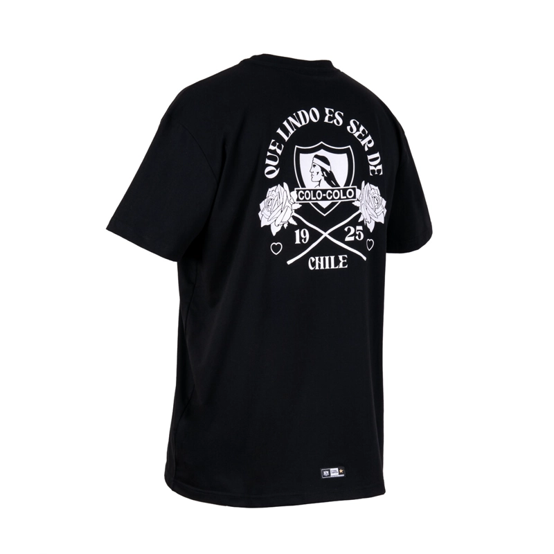 POLERA COLO-COLO HOMBRE “QUE  LINDO ES SER DE CC” NEGRO - XXL - 4