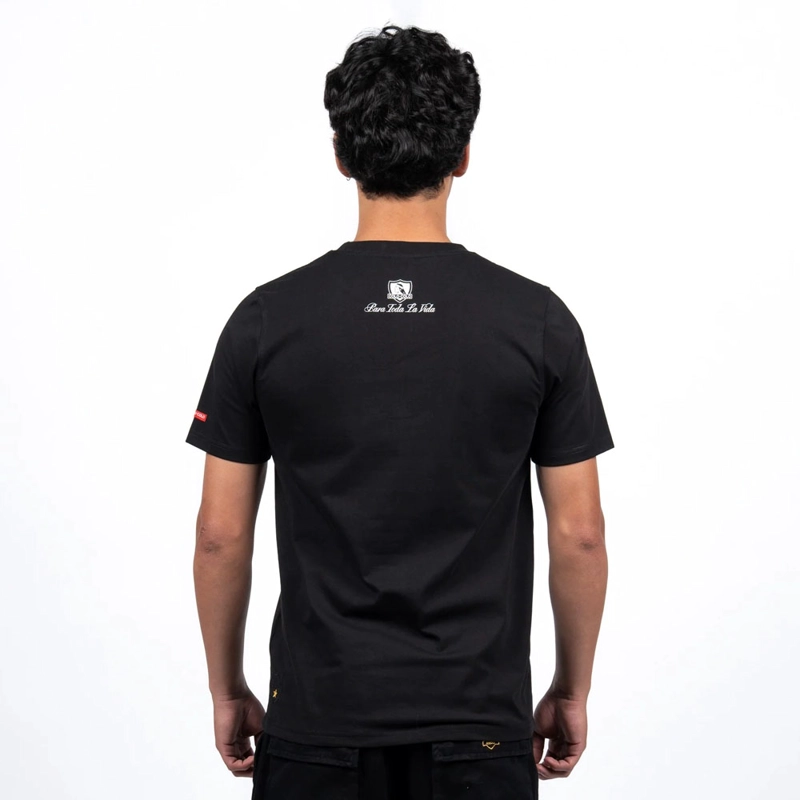POLERA HOMBRE COLO COLO URBANO 'DE ATRAS PICA EL INDIO' NEGRO - 2