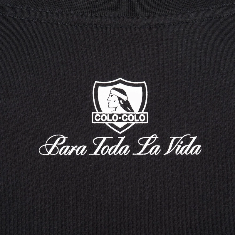 POLERA HOMBRE COLO COLO URBANO 'DE ATRAS PICA EL INDIO' NEGRO - 4