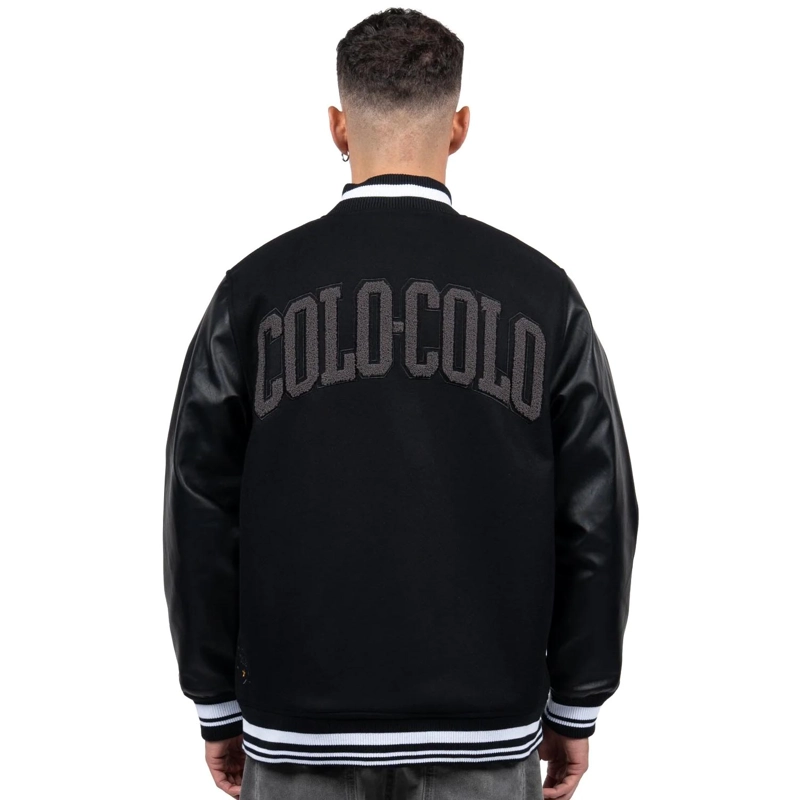 CHAQUETA HOMBRE COLO COLO URBANO VARSITY FULL BLACK - 2