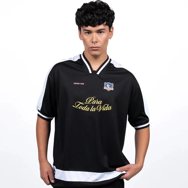 POLERA HOMBRE COLO COLO OVERSIZE 'PARA TODA LA VIDA' NEGRO Y BLANCO - 1