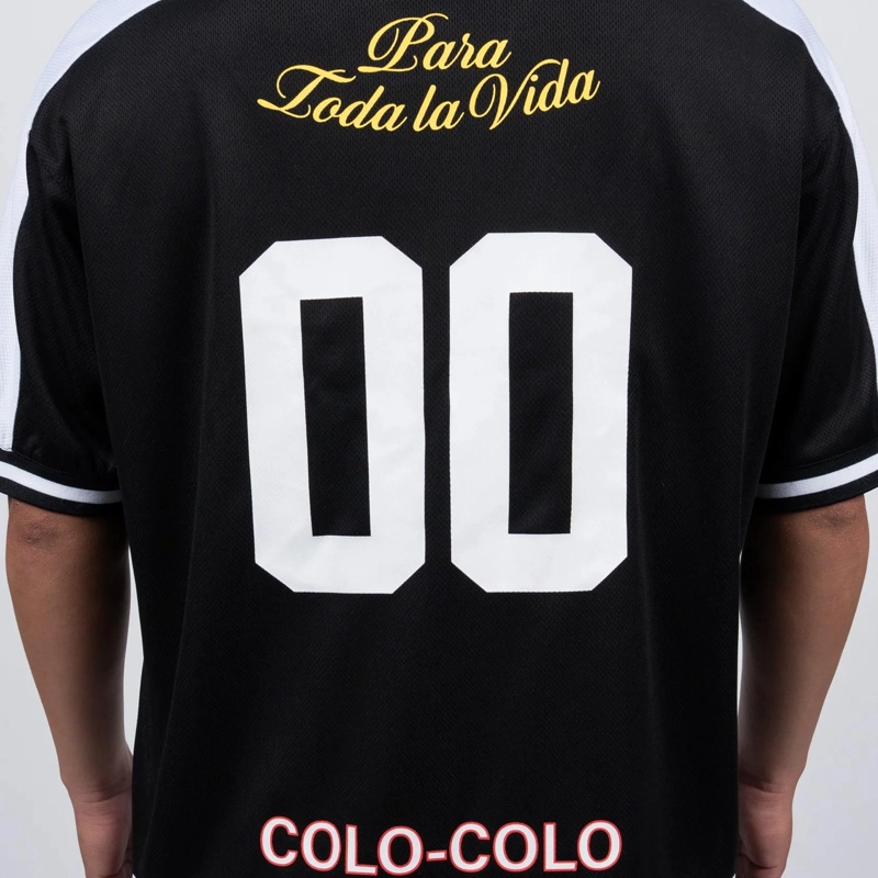 POLERA HOMBRE COLO COLO OVERSIZE 'PARA TODA LA VIDA' NEGRO Y BLANCO - 3