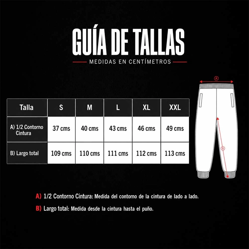 PANTALON BUZO COLO COLO 'MONUMENTAL' NEGRO - XXL - 5